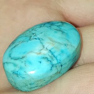 Natural Turquoise, polished cabachon 52ctw!